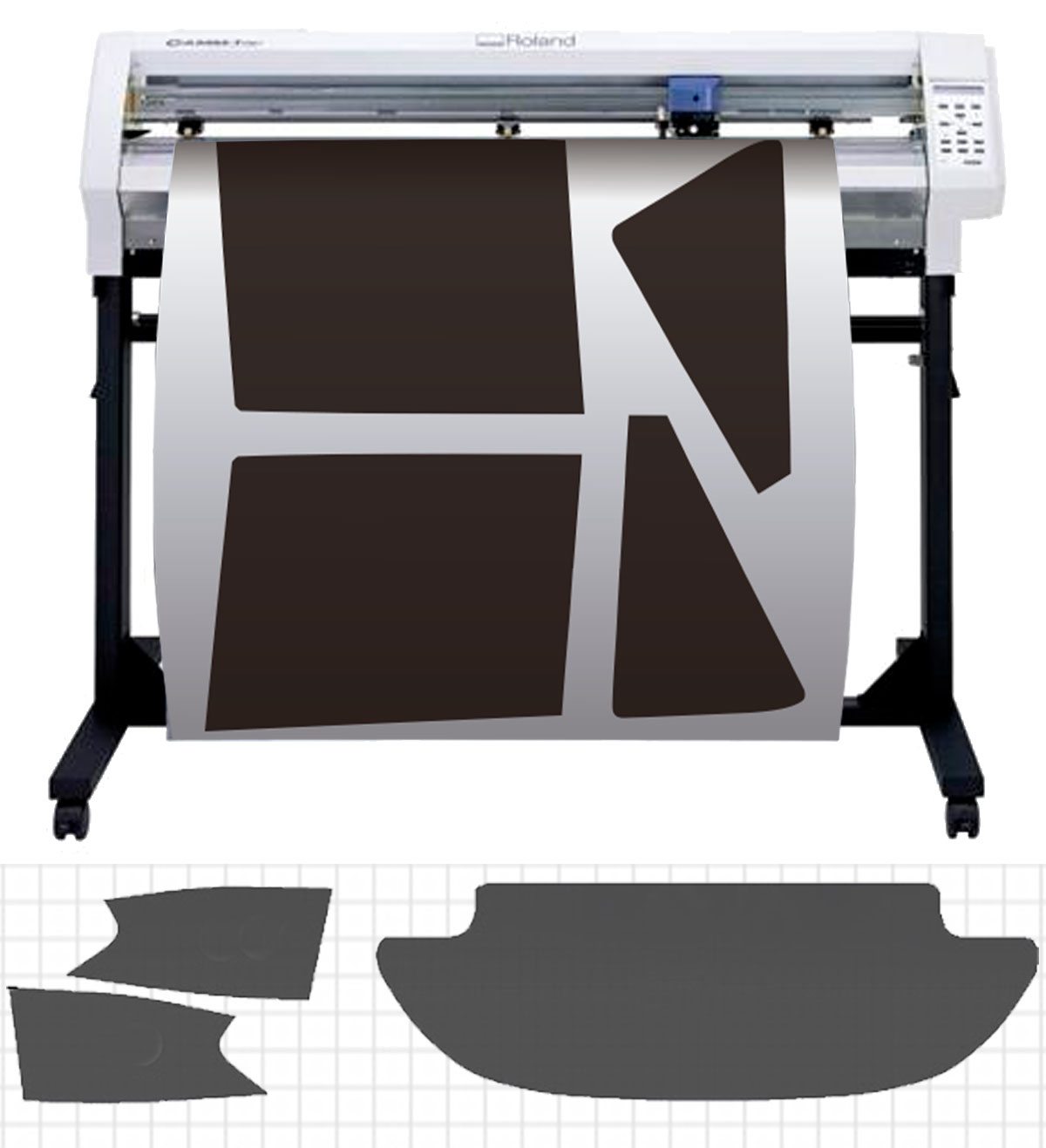 computer cut window tint machine